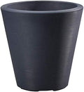 Crescent Garden Madison Planter– Weather-Resistant, Double Walled Indoor/Outdoor Plant Pot with Drain Hole – Durable All-Season Flower Container, 20" W (Midnight Blue) by CrescentGarden