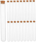 Glass Test Tubes Round Bottom with Cork Stopper, 20pcs 20ml by GETAJGHSD