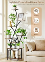 Plant Stand Indoor with Grow Lights 2 Pack Plant Stands Indoor 8 Tiered 64" Tall Plant Shelf for Indoor Growing Multiple Corner Metal Flower Holder Home Decor Display Shelves for Living Room Patio - Image 5