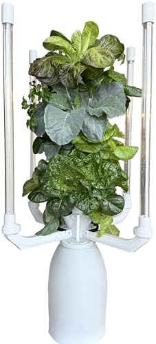 Hydroponic Tower Planter for 18 Plants - Vertical Indoor System by TheHydroTower
