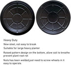 SIAMO 18" Heavy Duty Plant Caddy (470lbs Capacity)-Lockable Non-Scratch Swivel Casters Rolling Plant Stand Dolly Saucer for Large Ceramic Planters & Heavy Trees Indoor & Outdoor,Black,1-Pack - Image 5