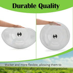 RooTrimmer 13 Inch Humidity Domes Garden Cloches for Plant Protection, Protectors from Animals, Garden Clear Plant Cover with Ventilation Holes 5 Pack - Image 6
