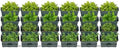 24 Pcs Hanging Planter, Vertical Garden Planter with Drainage Pipe Black by Unknown
