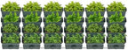 24 Pcs Hanging Planter, Vertical Garden Planter with Drainage Pipe Black by Unknown