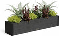 Mayne Vista 48in Rectangular Window Box Planter, Charcoal by Mayne