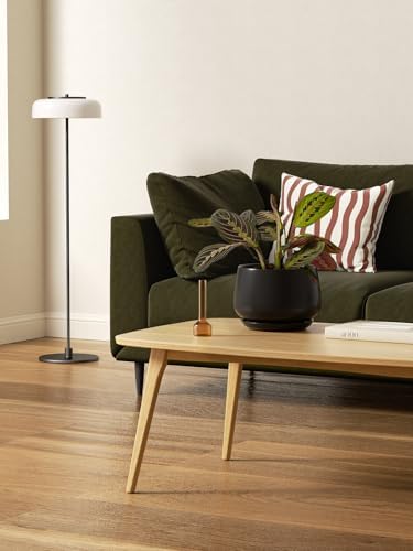 LE TAUCI Plant Pots, 4.1+5.1+6.5 inch, Set of 3, Black, Indoor Pot - Image 2