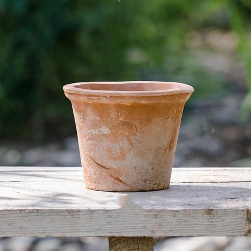 2/3 Pack Terracotta Planter, Breathable Clay Flower Pots, Red Clay Terracotta Plant Pots with Drainage, Indoor Outdoor Terracotta Flower Pot for Home Garden Plant Planting/16Cm - Image 2