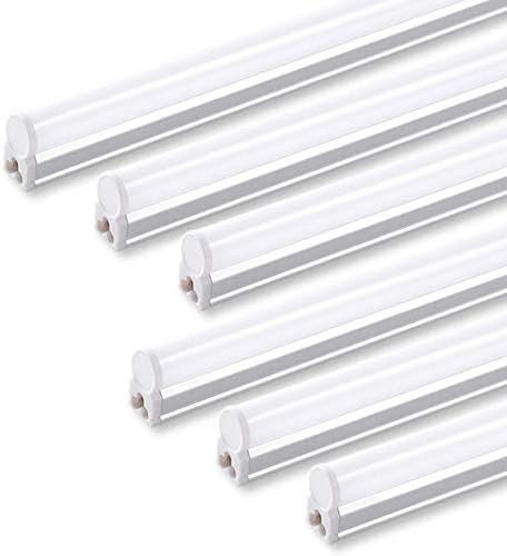 Barrina LED T5 Integrated Single Fixture, 4FT, 2200lm, 3000K, 20W, 6 Packs by Barrina
