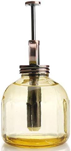 Plant Mister- Amber Glass Bottle & Brass Sprayer (Antique Copper) - Image 2