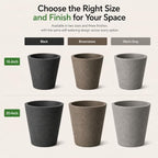 Algreen 89806 Self Watering Planter, 16-Inch, Warm Gray - Image 6