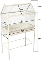 H Potter Freestanding Wardian Case Terrarium, Large - Image 3