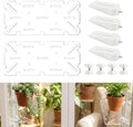 LUVCOSY 2 Pack Side Riser for IKEA Milsbo Tall & Wide Greenhouse Cabinet- 8mm Thick, Small Acrylic Shelf Compatible with IKEA Milsbo Glass-Door Cabinet (Cabinet not included) by LUVCOSY