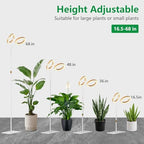 Full Spectrum 68" Floor Grow Lights for Indoor Plants with Base - Image 2