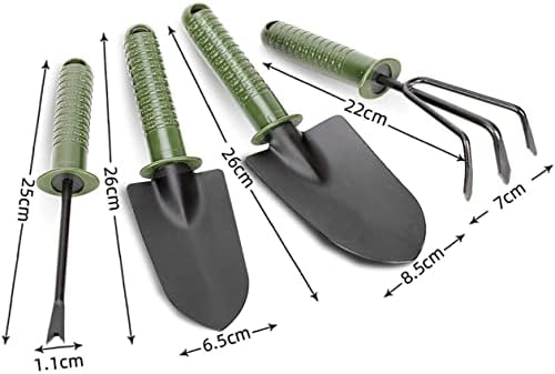 Garden Shovel,Garden Trowel, 4 Pieces Gardening Hand Kits Garden Accessories, Garden Hand Tool, Outdoor Gardening Hand Tools Gardening Gifts for Women Men, Parent - Image 2