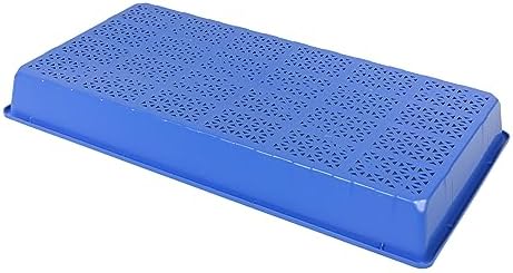 SUNPACK 10" x 20" Heavy Duty Mesh Plastic Seed Starting Tray, Blue, 2.3" (Pack of 10) - Ensures Water Drainage and Aeration, Perfect for Greenhouses or Indoor Gardening - Image 3
