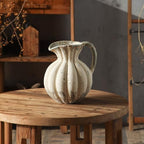 GCVNEX12.2 Inch Vintage Pitcher Planter Urn, Magnesium Oxide Decorative Flower Pot, Rustic Farmhouse Shabby Chic Plant Pot for Indoor Outdoor Home Garden Patio Mantel Entryway Decor (A3364) by Unknown