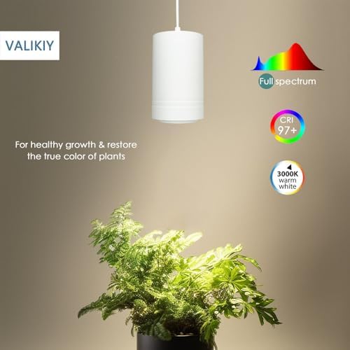 Hanging Grow Light 40W Large, Full Spectrum Warm White Color Plant Lamp, 120V Plug-in with Timer, 15FT Fabric Power Cord, Decorative Pendant Plant Light - Image 3