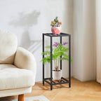 IBUYKE 30 Inch Tall Plant Stand Indoor, 2 Tier Flower Stand, Black TMJ070B - Image 5