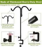 Koutemie 40’’ Tall Double Deck Hooks for Railing with 2.5 Inch Clamp, 1 Pcs - Image 3