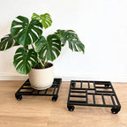 Garvee Plant Caddy with Wheels Heavy Duty 22" 2 PC Rolling Plant Stand by Garvee
