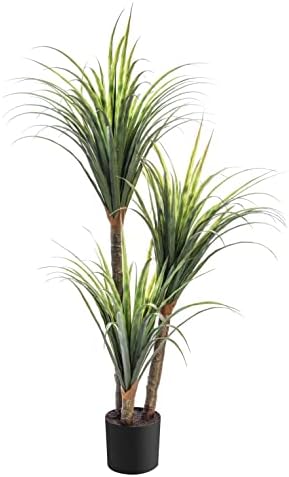 AMERIQUE Gorgeous 3.5 Feet Tropical Green Yucca Artificial Plant Tree with Nursery Pot, Real Touch Technology, 160 Leaves by AMERIQUE