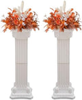 Roman Columns Plastic Wedding Column Stand Roman Pillar Greek Column Statue Plant Stand Elegant Wedding Event Party Decorative Column Pedestal Flower Holder (Type C, 2Pcs, 11.81x35.43 Inch) by Unknown