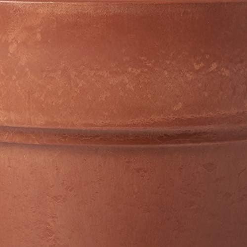 PSW Arcadia Garden Products OT41TC Plastic/Stone/Wood Composite Traditional Pot, No Drainage Hole (Drillable), 16 by 13.5-Inch, Terra Cotta Color, 16 x 13.5 - Image 7