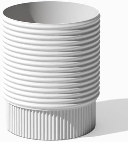 Veradek Mod Series Medium Planter - Round Outdoor Planter with Shelf by VeradekOutdoor