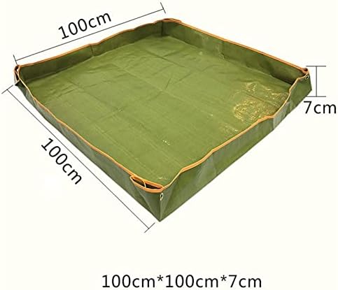 Repotting Mat for Garden Indoor Plant Flowers, Tidy Square Mat Repotting Portable Waterproof Transplanting Working (Size : 100 * 100 * 6cm) - Image 2