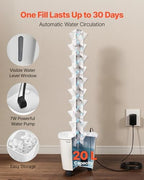 VEVOR Hydroponic Tower, 50 Pods 10 Tiers Hydroponics Growing System Kit with App Control & Casters, Vertical Home Garden with 20L Water Tank & Pump, Planter for Indoor Herbs, Fruits and Vegetables - Image 3
