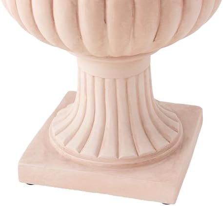 Merax 2 Set 24.8" Elegant MGO Flower Urn Planter, Terracotta - Image 7