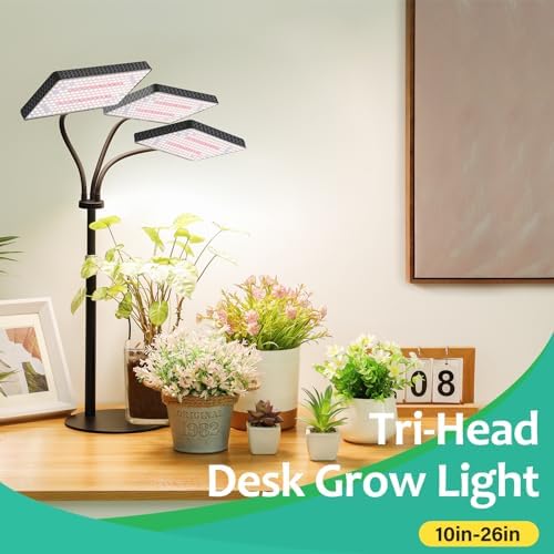 LBW Desk Grow Lights for Indoor Plants, 642 LEDs Full Spectrum Grow Light - Image 2