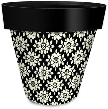 Briarwood Lane Everyday Planter 11.75 x 11 x 11 Geometric Floral Medium by BriarwoodLane