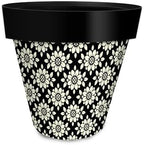 Briarwood Lane Everyday Planter 11.75 x 11 x 11 Geometric Floral Medium by BriarwoodLane