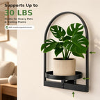 Black Picture Frame Wall Planters for Indoor Plants, 30 LBS, 3 Pack - Image 3