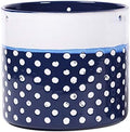 Blue Sky Ceramic Hanging Carla Dot 6.5'' Flower Pot, Multi Color by BlueSkyClayworks