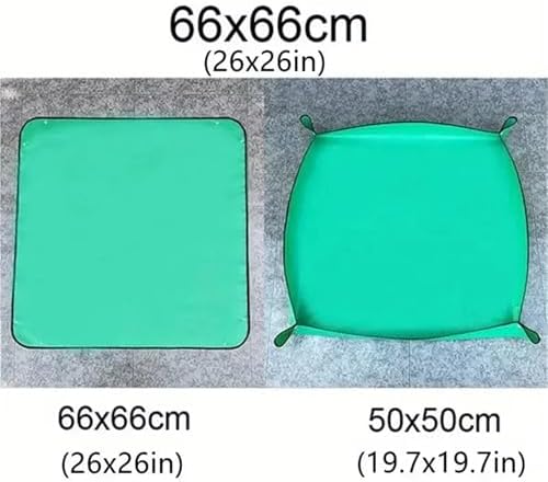 Repotting Mat 1pc Planting Mat PE Gardening Potting Mat DIY Foldable Waterproof Flower Plant Transplanting Mats for Gardening Tools(1pc 68cm) - Image 2