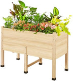 SPECRAFT Wooden Raised Garden Bed with Legs - 15 Inch Deep Elevated Planter Box for Deep-Rooted Plants, Ideal for Balcony, Patio, Easy Assembly (4x2 FT) by SPECRAFT