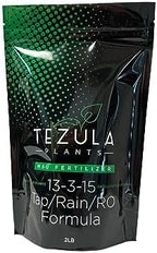 MSU Orchid Fertilizer 13-3-15 (Greencare) Reverse Osmosis, Rain, Tap Water Formula. 2 Pounds, Scoop Included by Tezula+Plants