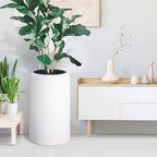 Hipicute 29 Inch Tall Self Watering Pots Set of 2 with Water Level Monitor, Tall Planters for Indoor and Outdoor Plants, Flower Pots for Living Room, Bedroom, Office, Patio, Porch, Garden, White - Image 6