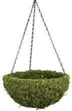 SuperMoss (29320) MossWeave Hanging Basket | Outdoor Hanging Planter with Moss | Decorative Plant Hanger for Porch, Balcony, Garden & Home Décor, Round, Set of 3 (S/M/L), Green - Image 4