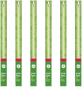 GE Grow Lights for Indoor Plants, T8 LED Light Bulbs for Flowers and Fruit with Advanced Red Light Spectrum, 25,000 Hours Lifespan, 34 PPF, 48 Inches, 6 Pack (Packaging May Vary) by GEAppliances