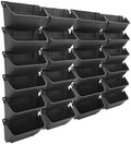 Vertical Wall Planter with 24 Pots, Wall-Mounted Hanging Garden Planter by Unknown