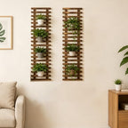 Pack of 2 Vertical Wooden Wall Planter Trellis for Climbing Plants, 47.24" - Image 6