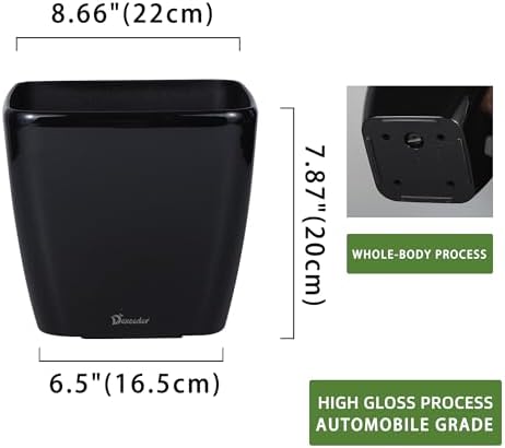 Dexceder 9x8 Self Watering Planter (Black High Gloss) - Image 3