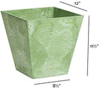 Novelty Sage CO 35121 12" SQ Ella Planter, Inch - Image 3