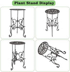 OwnMy Heavy Duty Cast Iron Plant Stand Indoor Outdoor Flower Pot Holder - Image 6