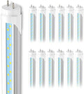JESLED 2FT T8 LED Tube Light, 6000K Cool Bright White, 12 Pack by JESLED