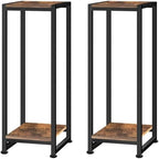 2-Pcak Plant Stand Indoor, 31.5'' Tall Wood Plant Stands Heavy Duty by Lilybud--lily