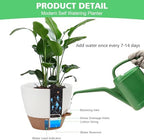 12" 10" 9" 8" Self Watering Pots with Water Level Indicator, Large Plastic Planters Set with Mesh Drainage Hole and Removable Saucer Reservoir, Big Flower Pot for Indoor Outdoor Plants - White - Image 6